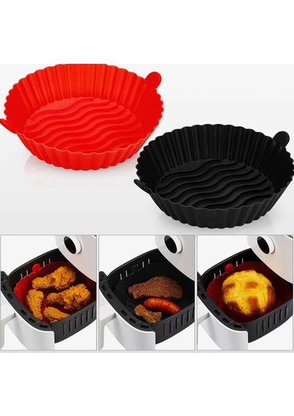 Silikon Hava Fritöz Gömlekleri, Yeniden Kullanılabilir Hava Fritöz Sepeti, Hava Fritöz Silikon Tencere Fırın Hava Fritöz Aksesuarları, Parşömen Kağıdı (Yurt Dışından) indirimleri