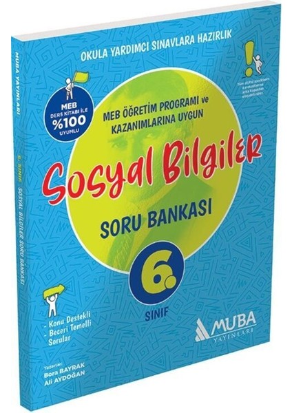 Muba Yayınları 6.sınıf Sosyal Bilgiler Soru Bankası