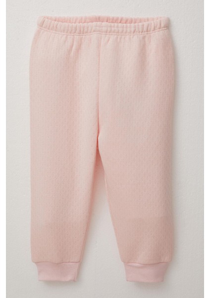 Kız Bebek Zıbınlı 3 Lü Takım Tavşancık Nakışlı Ponponlu Kapüşonlu 4 Ay-1 Yaş, Pudra indirimleri