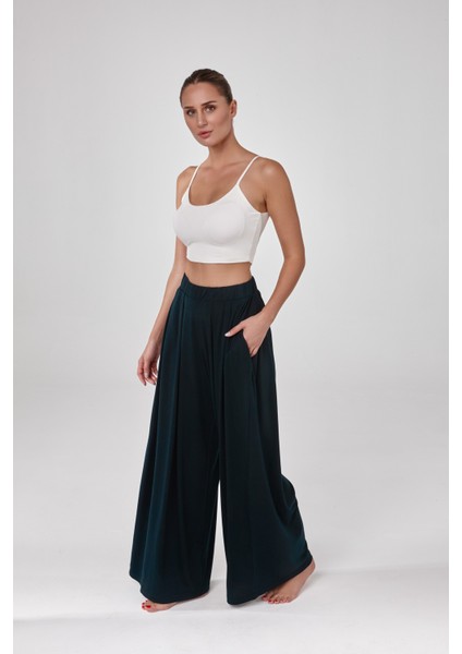 Kadın Bohem Büzgülü Pantolon