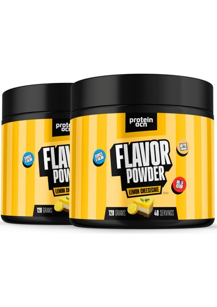 Flavor Powder - Lemon Cheesecake - 120 gr x 2 Adet