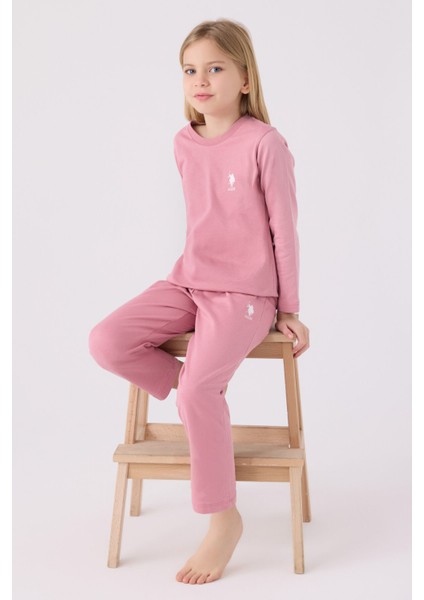 Kız Çocuk Leylak Pijama Takımı modelleri