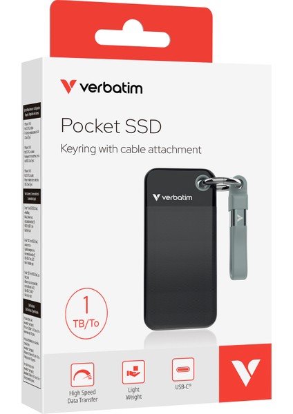 Pocket 1tb 1000MB/S Taşınabilir SSD USB 3.2
