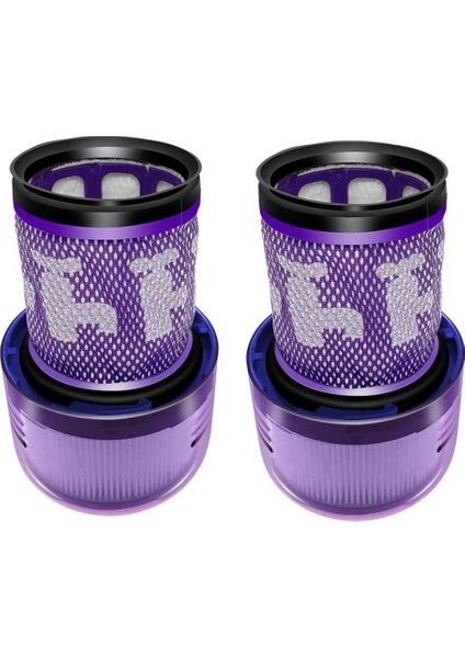 V12 Elektrikli Süpürgeler Için 2 Parça Filtre Değişimi, Parça 971517-01 ile Karşılaştırın (Yurt Dışından)