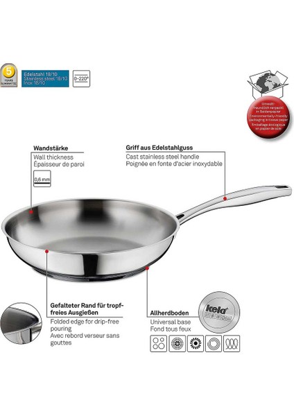 Flavoria Çelik Kızartma Tavası 20 cm fırsatları