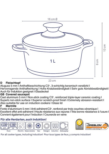 Kerros Tencere 16 cm indirimleri