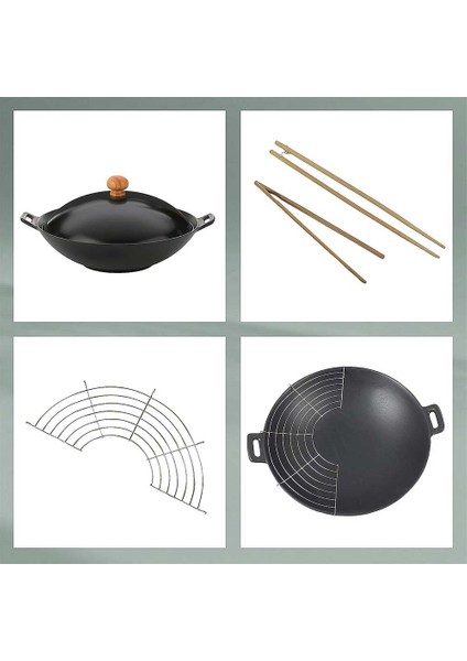 Asia Wok Seti 5 Parça 36 cm modelleri