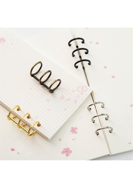 C 2 Adet Siyah Stil 2 Adet Metal Kaplama Gevşek Yaprak Kitap Bağlayıcı Menteşeli 3 Halka Scrapbook Klips El Sanatları Fotoğraf Albümü Halka Bağlayıcı Kırtasiye Ofis Malzemeleri (Yurt Dışından) indirimleri