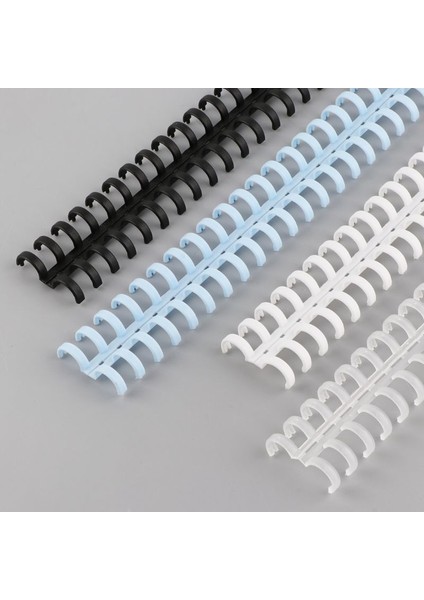 Stili Temizle 30 Delik Daireler Halka Spiral A4 Defter Scrapbook Albüm Bağlama Plastik Ciltçi - Not Defteri Malzemeleri Daire (Yurt Dışından) modelleri