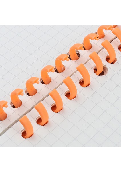 Bk Tarzı 30 Delikli Gevşek Yapraklı Plastik Spiral Halka Yaylı Spiral Halkalar A4 A5 A6 Kağıt Defter Kırtasiye Ofis Malzemeleri (Yurt Dışından)