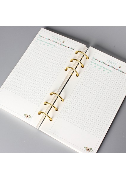 Siyah Stil Defter Albümü Scrapbook Klipsler Ofis Bağlayıcı Için 3 Halka Metal Spiralize Kitap Bağlayıcı 2 Adet (Yurt Dışından)