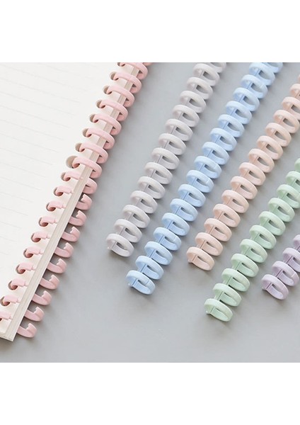 Gn Stili Delikler Daireler Halka Spiral A4 Defter Bağlama Klipsleri Gevşek Yapraklı Kitap Defter Albüm Bağlayıcı (Yurt Dışından) fırsatları