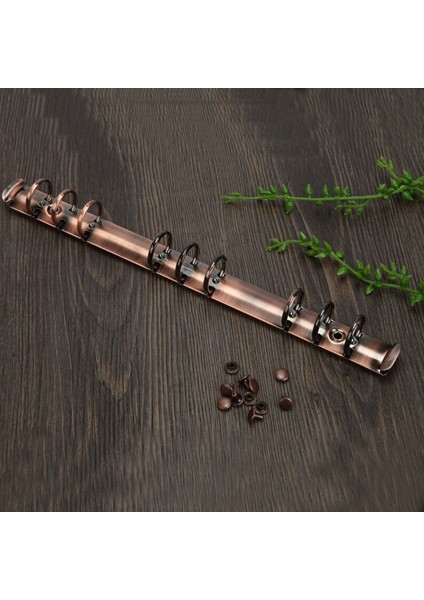 Gül Altın Tarzı 1 Adet A5 Metal Spiral Cilt 6 Halka Defter Klasörü Kelepçeler Dıy Albüm Hatıra Defteri Kelepçeleri Metal Halka Cilt Ofis Masa Takvimi Çember (Yurt Dışından)