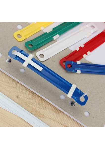 Rastgele Renk Stili Dosya Kağıdı Tutucu Plastik Bağlama Klipsi Iki Delikli Spiral Dosya Klasör Ofis Belgeleri Saklama Malzemeleri (Yurt Dışından) modelleri