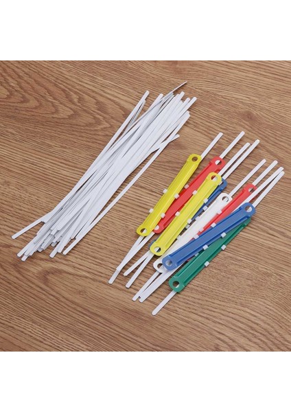 Rastgele Renk Stili Dosya Kağıdı Tutucu Plastik Bağlama Klipsi Iki Delikli Spiral Dosya Klasör Ofis Belgeleri Saklama Malzemeleri (Yurt Dışından) fırsatları