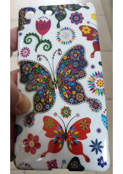 Sony Xperıa M5 Desenli Silikon Kılıf