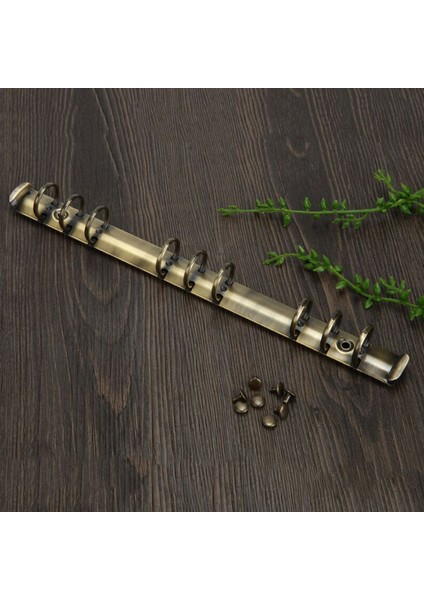 Bronz Tarzı A6 Metal Spiral Bağlayıcı 6 Halka Defter Klasörü Kelepçeler Dıy El Hesap Albümü Kelepçeler Ring Bağlayıcı El Yapımı Aksesuarlar (Yurt Dışından)