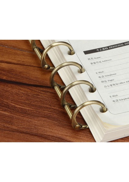2cm Tarzı 3 Halkalı Altın Renkli Defter Bağlama Halkası Açık Halka Gevşek Düğme Bağlama Kelepçe Takvim Bağlama Yüzük Bağlama Halkası (Yurt Dışından)