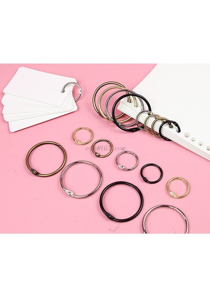 Altın S Tarzı Metal Menteşeli Halkalı Yapraklı Defter Bağlayıcı Dıy Albüm Fotoğraf Albümü Ayırıcı Anahtarlık Sanat El Sanatları Araçları (Yurt Dışından) modelleri