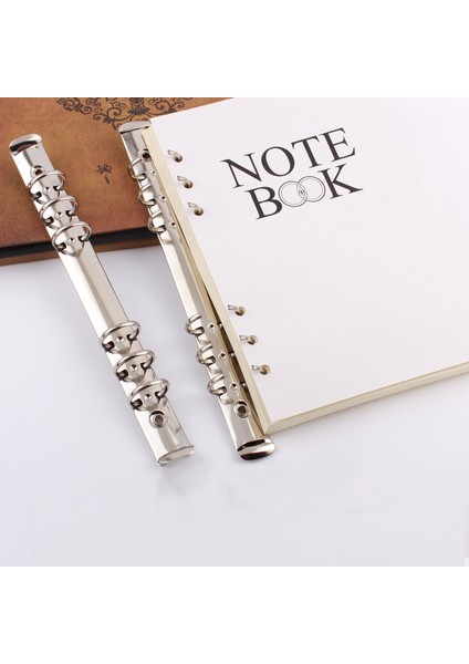 Altın Tarzı 1 Adet A6 Metal Spiral Cilt 6 Halka Gezgin Defter Kağıt Sabitleme Kelepçesi Kırtasiye Aksesuarları Okul Ofis Malzemeleri (Yurt Dışından)