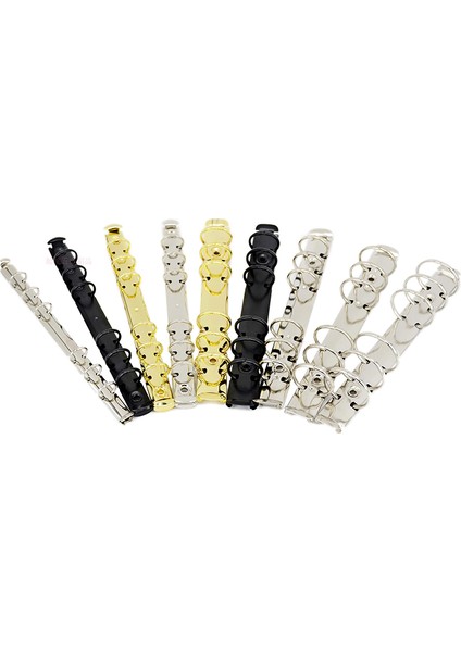 Altın Tarzı 1 Adet A6 Metal Spiral Cilt 6 Halka Gezgin Defter Kağıt Sabitleme Kelepçesi Kırtasiye Aksesuarları Okul Ofis Malzemeleri (Yurt Dışından)