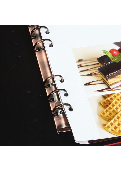 Altın Tarzı 1 Adet A6 Metal Spiral Cilt 6 Halka Gezgin Defter Kağıt Sabitleme Kelepçesi Kırtasiye Aksesuarları Okul Ofis Malzemeleri (Yurt Dışından)