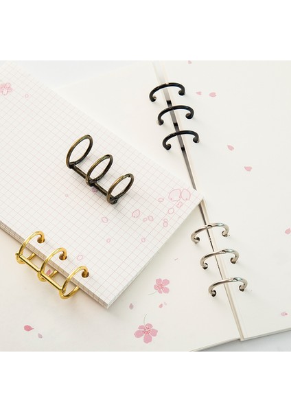 Altın Tarzı Halka Defter Kağıt Albüm Kitap Cilt Takvim Metin Defteri Klipler El Sanatları Fotoğraf Planlayıcı Halkaları (Yurt Dışından) fırsatları