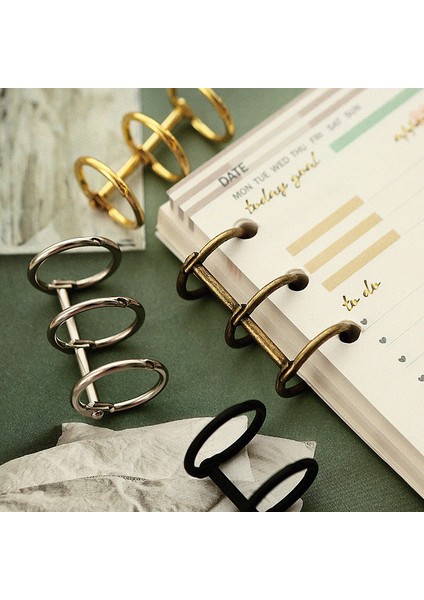 2 Adet Bronz Tarzı Köpekbalığı Lot 3 Delik Metal Gevşek Yaprak Defter Bağlayıcı Yüzükler Albüm Kağıt Organizatör Ofis Kırtasiye (Yurt Dışından) modelleri