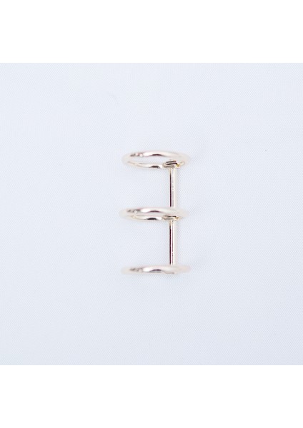 4 Adet 3cm Altın Tarzı Metal Gevşek Yaprak Demir Bölünmüş Menteşeli Halkalar Scrapbooking Cilt Albüm Takvim Pratik Defter Gevşek Yaprak Bağlayıcı 3-Halka (Yurt Dışından)