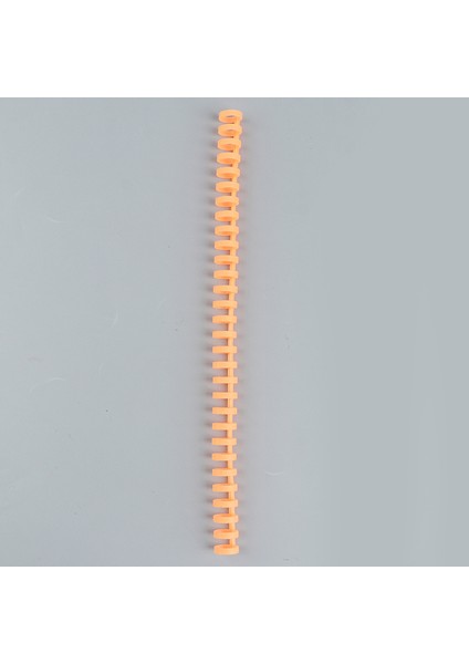 Turuncu Tarzı A4 A5 A6 Kağıt Defter Ofis Malzemeleri Plastik Spiral Halka Yaylı Ciltleme Halkaları F Delikli Müsvedde Defteri Yazı Malzemeleri (Yurt Dışından)