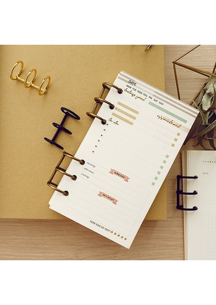 Sarı Stil Metal Defter Bağlayıcı Gevşek Yaprak 3 Halkalı Takvim Daire Bağlayıcı Scrapbooking Albüm Menteşe Halkalar Okul Bağlama Kağıt Kelepçesi Dıy (Yurt Dışından) indirimleri