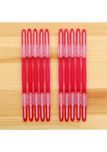Kırmızı Stil Delik Bağlama Klips Şerit Bağlayıcı Plastik Gevşek Yaprak Klip Renkli A4 Kağıt Tutucular Dıy Albüm Scrapbook Dosya Klasör Defter (Yurt Dışından)
