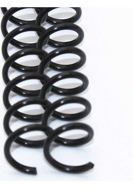 8 mm Kara 48 Delik Stili Lot A4 46 Delikli Plastik Bağlama Halkası Çeşitli Boyutlar Tek Bobin Yaylı Spiral Kauçuk Halka Delgeç Bağlama Malzemeleri (Yurt Dışından)