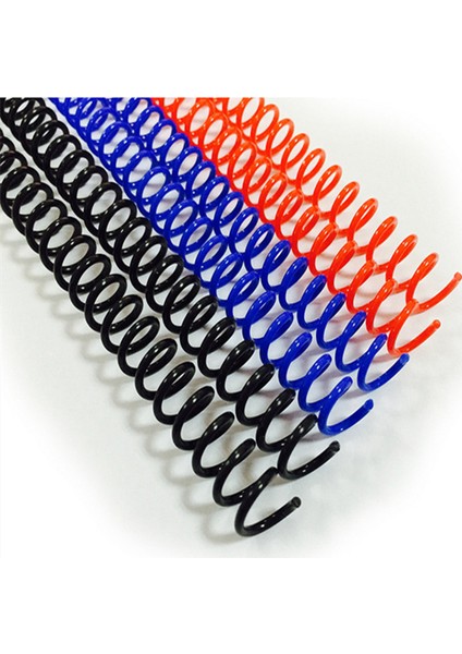 8 mm Kara 48 Delik Stili Lot A4 46 Delikli Plastik Bağlama Halkası Çeşitli Boyutlar Tek Bobin Yaylı Spiral Kauçuk Halka Delgeç Bağlama Malzemeleri (Yurt Dışından)