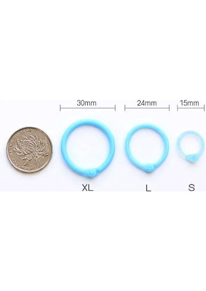 15 mm Tarzı Yaratıcı Plastik Çok Fonksiyonlu Halka Dıy Albümleri Gevşek Yapraklı Kitap Bağlayıcı Ofis Bağlama Malzemeleri (Yurt Dışından) fırsatları