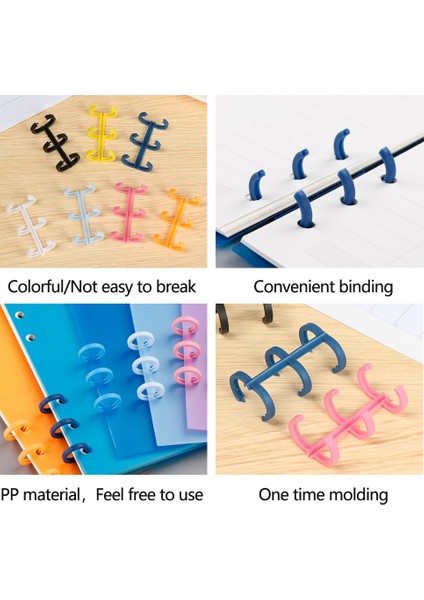 3.3x1.5cm-Net Stil Renkli Şeker Defteri Bağlayıcı Menteşeli Spiral Halkalar Albüm Bağlayıcı Takvim Daire Kırtasiye (Yurt Dışından) fırsatları