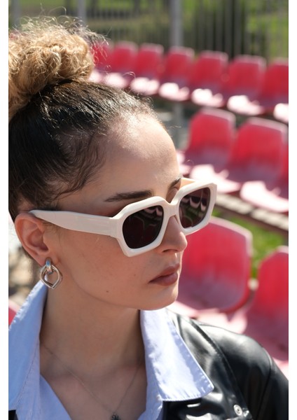 Aıda Krem Kadın Güneş Gözlüğü 60-22-145 fiyatları