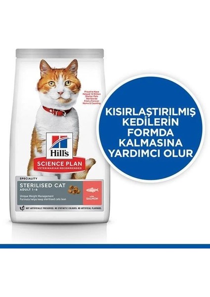 Sterilised Somon Balıklı Kısırlaştırılmış Kedi Maması 1,5kg