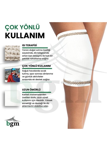 Yün Dizlik - Sıcak Kompres Yün Dizlik