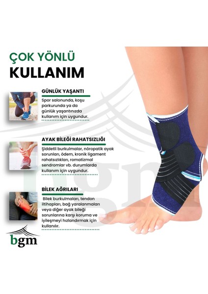 Bandajlı Ayak Bilekliği 8 Bandajlı Bileklik
