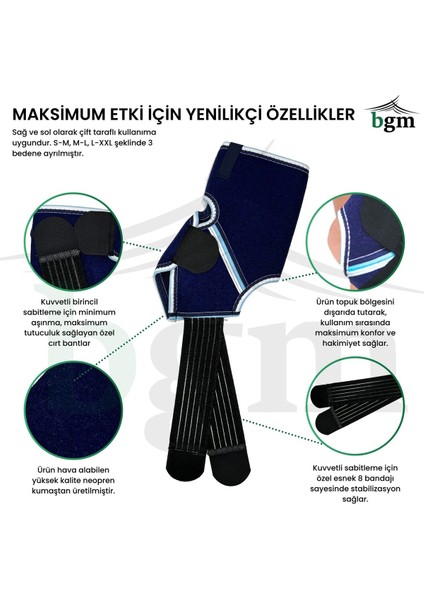 Bandajlı Ayak Bilekliği 8 Bandajlı Bileklik