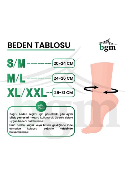 Bandajlı Ayak Bilekliği 8 Bandajlı Bileklik
