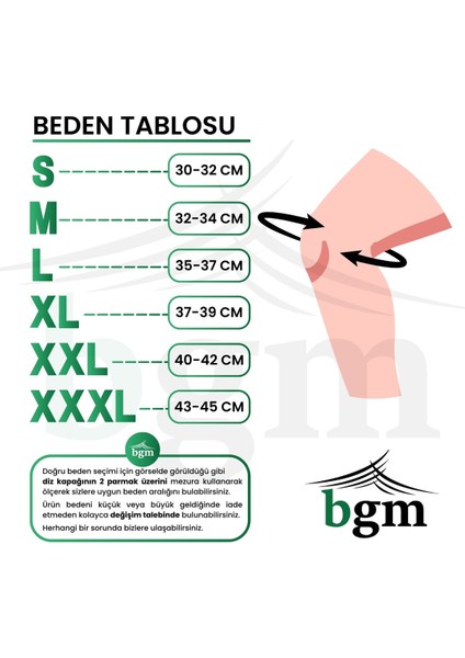 Velkrolu Ligament ve Patella Destekli Dizlik - Fleksible Balenli Patella Neopren Dizlik