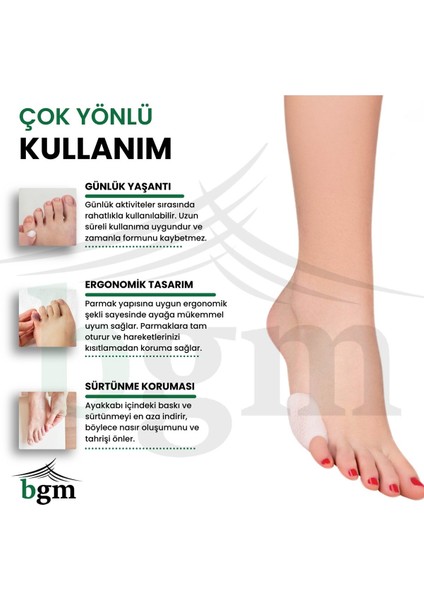 Serçe Parmak Koruyucu Bunyon - Ped Silikon modelleri