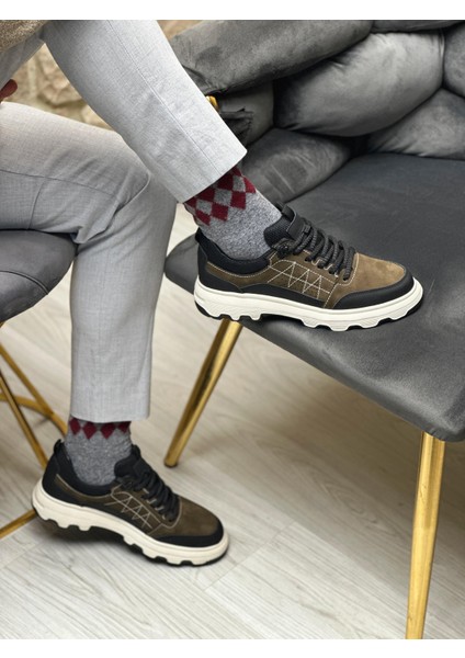GREEN HERSEN 2512 HAKİKİ DERİ ERKEK SNEAKER HAKİYEŞİL fiyatları