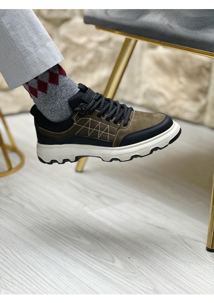 GREEN HERSEN 2512 HAKİKİ DERİ ERKEK SNEAKER HAKİYEŞİL modelleri