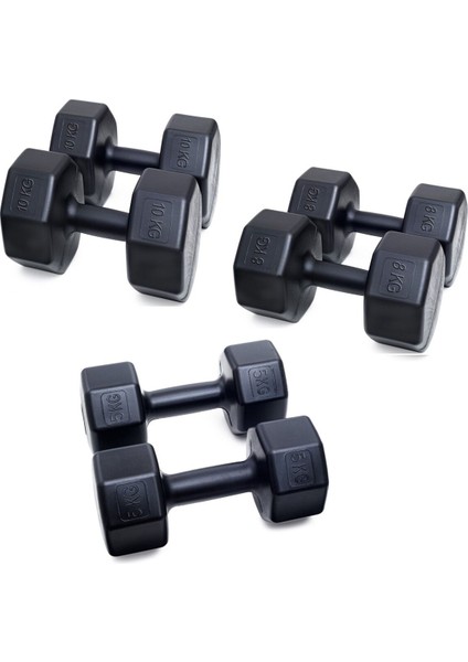 Ps Spor 3 Çift Dambıl Set(5 kg + 8 kg + 10 kg x 2 Adet ) Olarak Gönderim Yapılcaktır)