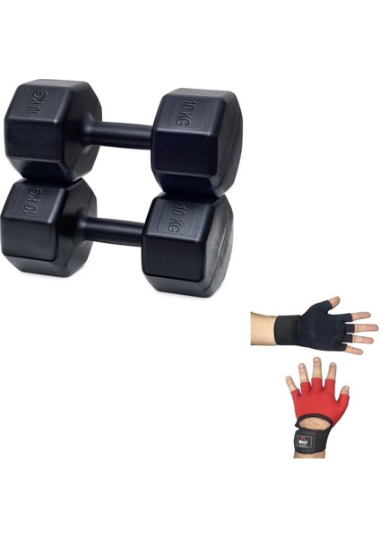 Ps Spor 10 kg Dambıl x 2 Adet + Body Eldiveni