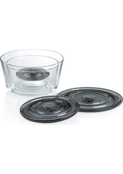 Aurelia Cam Saklama Kabı Yuvarlak 2,2 L