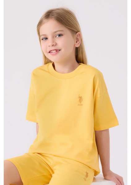 Kids Çocuk Kız Sarı Kcpbermuda Takım